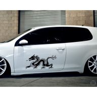 Léptető sárkány tuning matrica (30x62 cm)