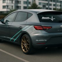 SEAT autómatricák – tuning sport logó dekoráció