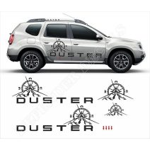 Dacia autómatricák – tuning és logó dekoráció