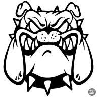 Bulldog matrica 1