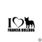 Francia bulldog matrica 16