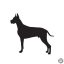 Német dog matrica 0