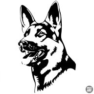 Németjuhász matrica 4