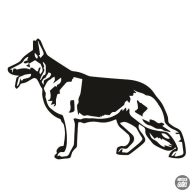 Németjuhász matrica 6