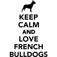 Francia bulldog matrica 21