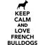 Francia bulldog matrica 21