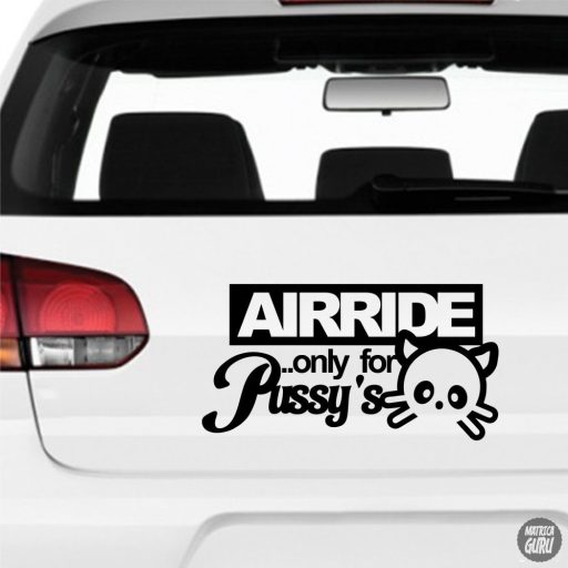 AIR RIDE - Szélvédő matrica