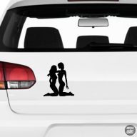 Csajok - Szélvédő matrica