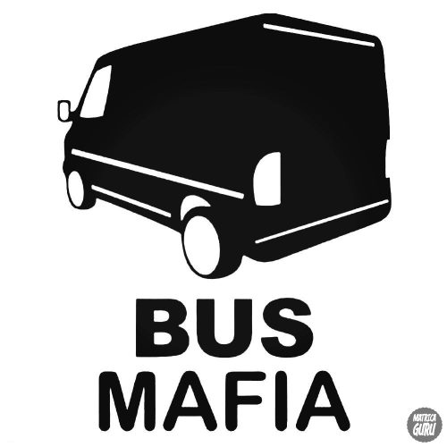 Bus Mafia - Szélvédő matrica