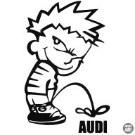 Calvin pisil Audit - Szélvédő matrica