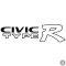 Civic Type R felirat matrica