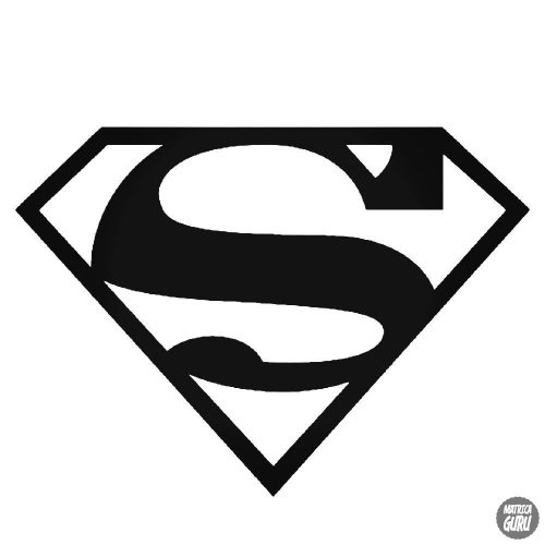 Klasszikus Superman felirat Autómatrica