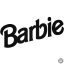 Barbie Felirat - Szélvédő matrica