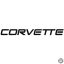Corvette embléma matrica 