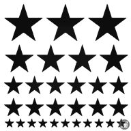 Csillag szett matrica