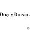 Dirty Diesel "1" - Szélvédő matrica