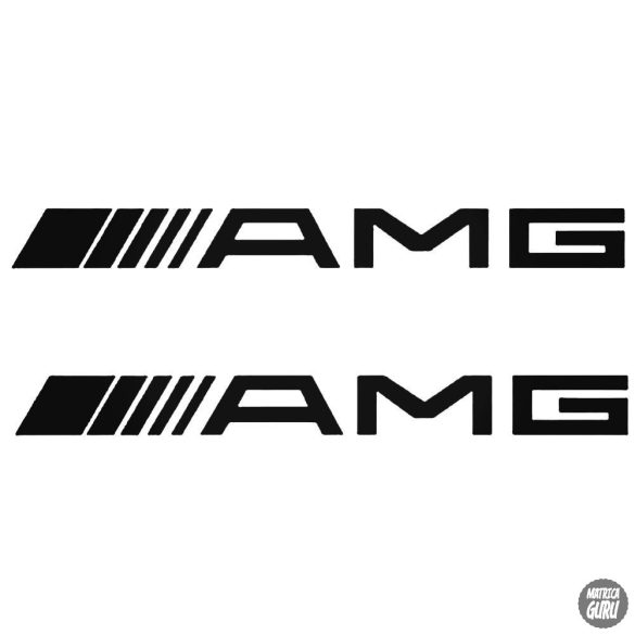 2 db Mercedes AMG felirat matrica