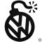Volkswagen embléma matrica