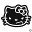 Gonosz Hello Kitty matrica