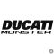Ducati Monster - Szélvédő matrica