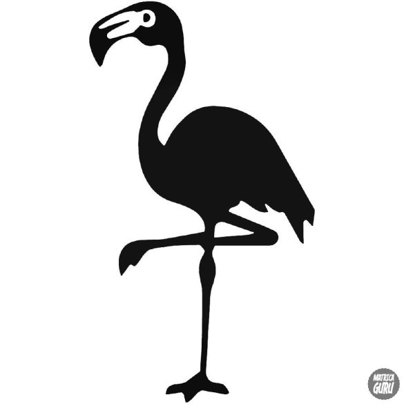 Flamingó "1" matrica