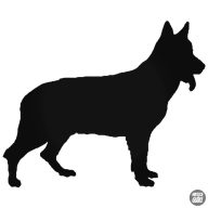 Németjuhász "1" Kutya matrica