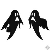 Halloween Szellemek matrica