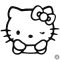 Hello Kitty matrica kacsint