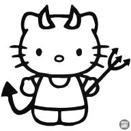 Hello Kitty matrica ördög