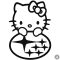 Hello Kitty Subaru matrica