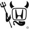 Honda matrica ördög vasvillával