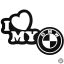 I Love My BMW matrica