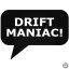 Dirft Maniac! - Szélvédő matrica