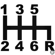 Autó váltó felirat - Szélvédő matrica