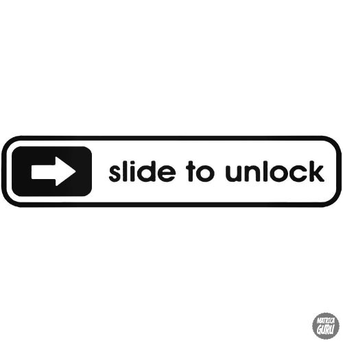 Slide to Unlock matrica