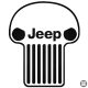 Jeep halálfej matrica