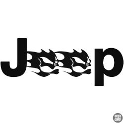 Jeep félelem matrica