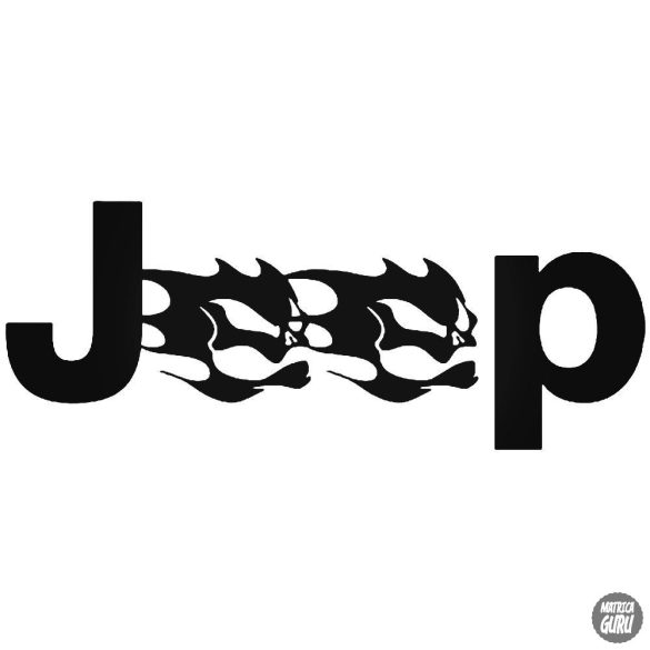 Jeep félelem "1" matrica