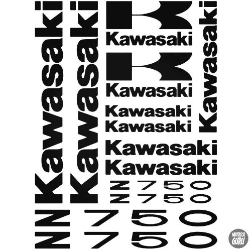 Kawasaki Z 750 Szett matrica
