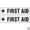 2 db First AID felirat Autómatrica