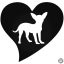Love Chihuahua "1" matrica