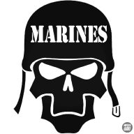 Tengerészgyalogos koponya Autómatrica