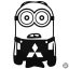 Minion Mitsubishi matrica