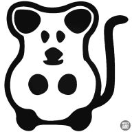 Egér figura - Szélvédő matrica