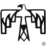 American Thunderbird - Szélvédő matrica