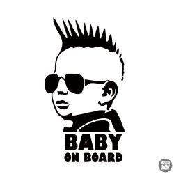 Baby on Board Punk autómatrica