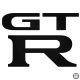 Nissan GTR felirat matrica