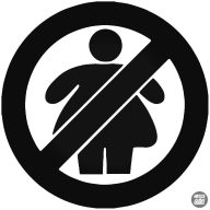 No FAT Chicks jelvény - Autómatrica