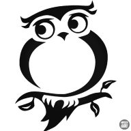 Bagolyka "2" matrica