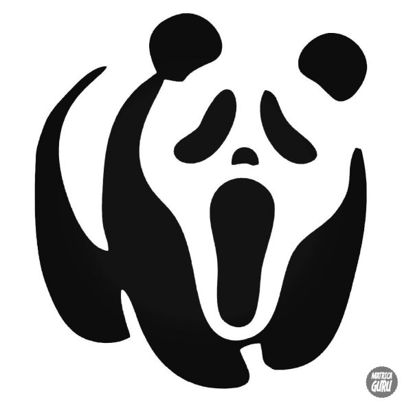 Panda Sikoly arccal matrica